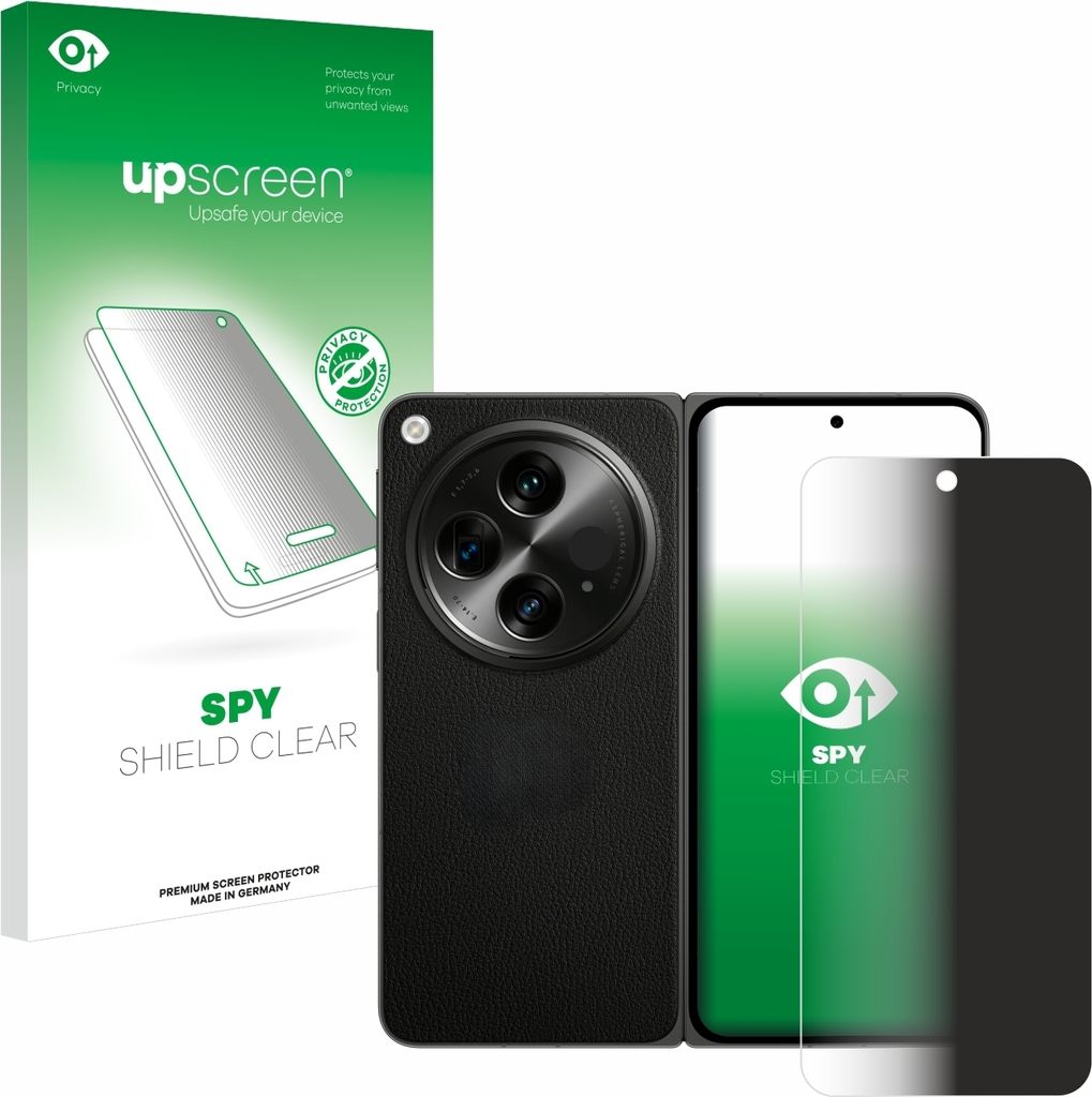 Für OnePlus Open Sichtschutzfolie Schutzfolie upscreen Anti-Spy Privacy Sichtschutz Blickschutz Display Schutz Folie Blaulichtfilter