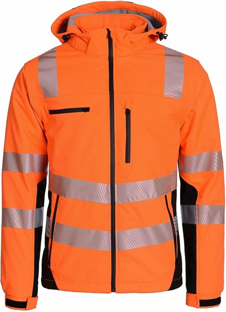 Softshelljacke, Gr. 2XL orange/schwarz Gr. 2XL