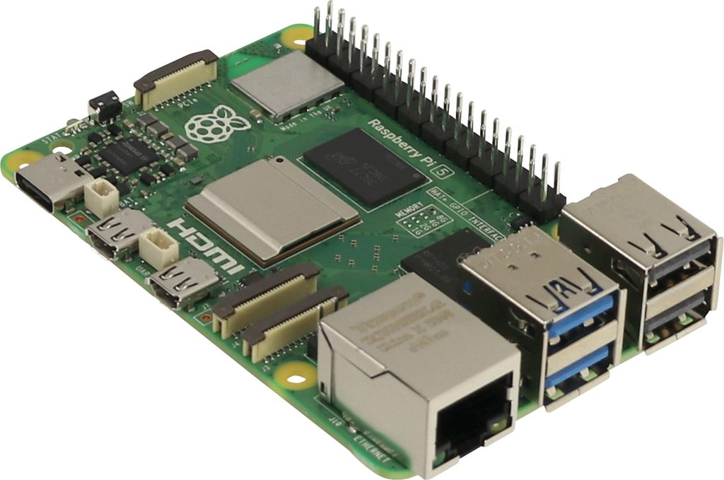 Raspberry Pi 5B Entwicklungsplatine 2400 MHz Arm Cortex-A76 Produktbild 