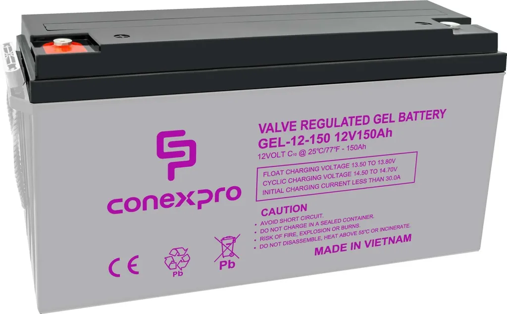 Batterie Solaire 12V 150Ah GEL pour Site Isolé et Stockage Énergie Renouvelable