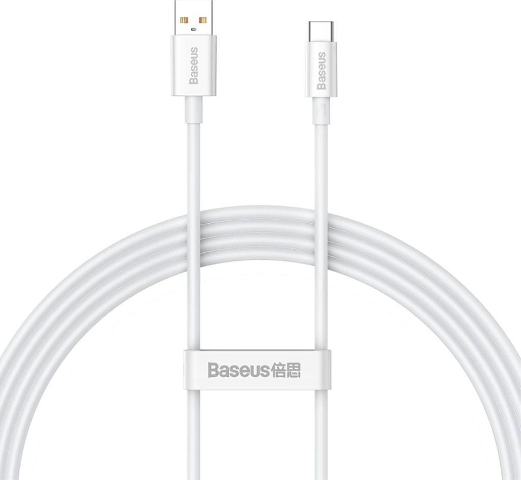 Baseus Superior Series USB - USB-C-Kabel 100 W, 1,5 m - Wei