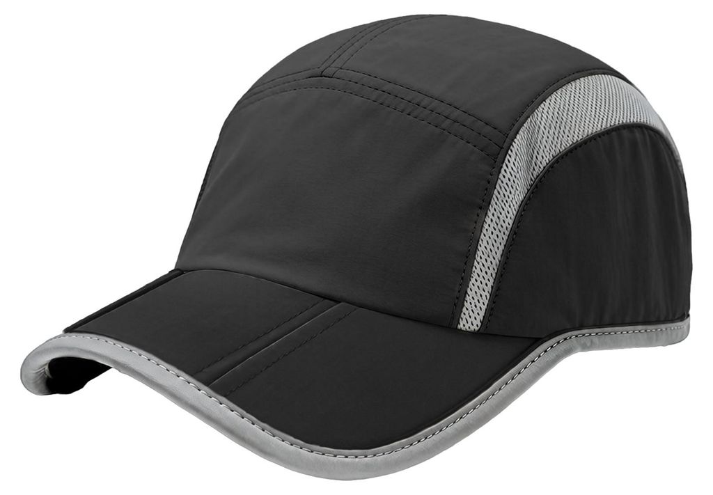 Baseballkappe mit verlängertem Schirm, atmungsaktivem Mesh-Gewebe, faltbar, Sonnenschutz, tragbar, schnelltrocknend, ideal für Outdoor-Aktivitäten
