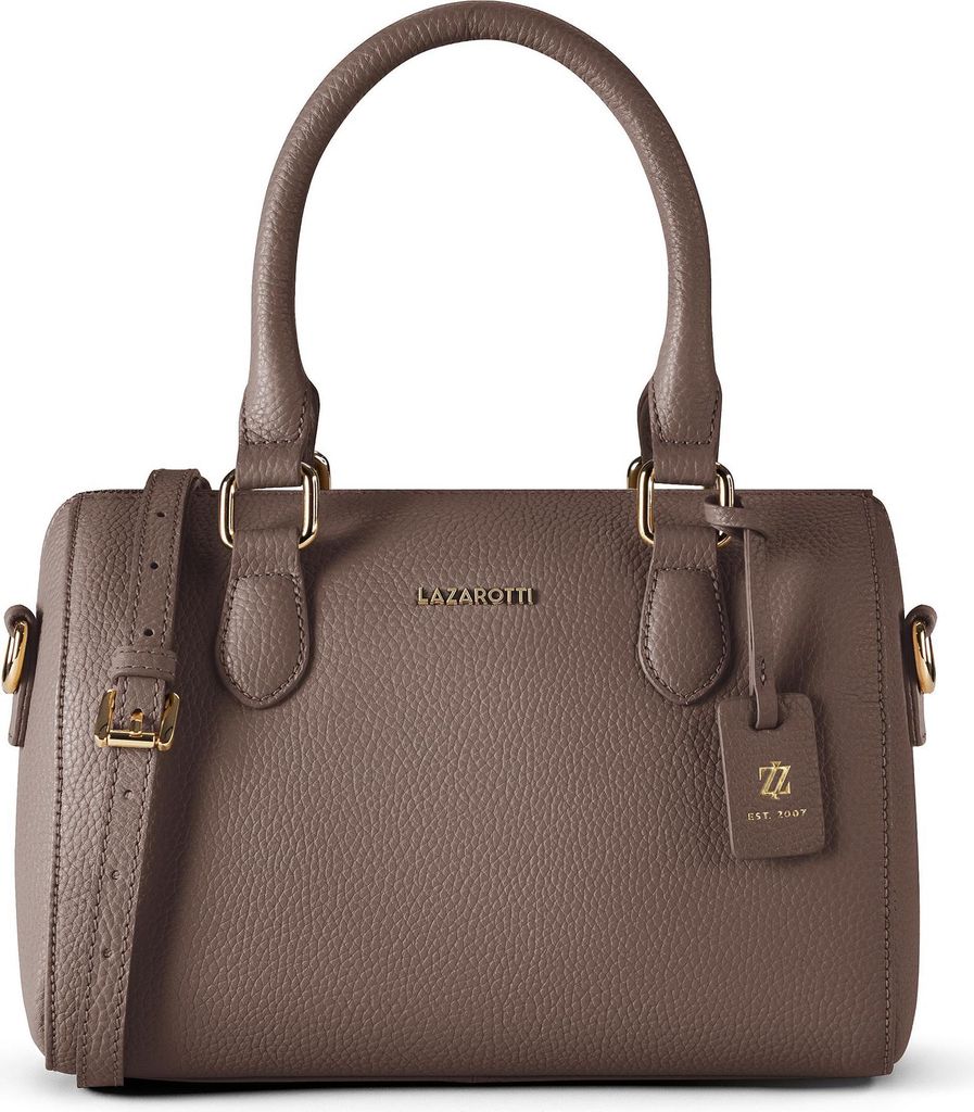 Lazarotti Bologna Leather Bowling-Bag Handtasche Crossbody Produktbild 