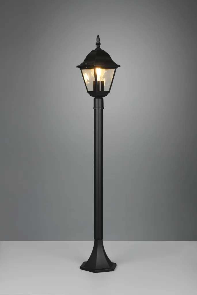 Borne lumineuse extérieure LIVENZA 100 cm style lanterne pour jardin