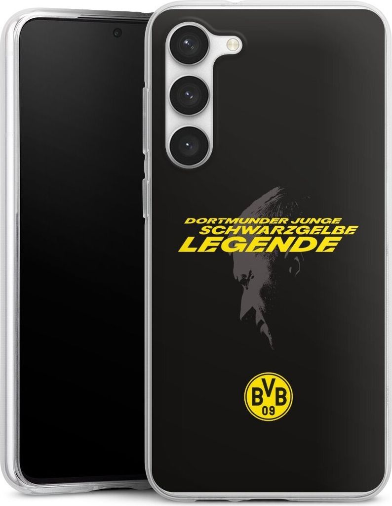 DeinDesign Handyhülle für Samsung Galaxy S23+ Silikon Hülle Case Smartphone Schutzhülle BVB Borussia Dortmund Marco Reus