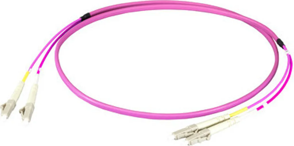 EFB O0319FT.50 Cavo Fibra LC-LC Duplex OM4 50m LSZH Erika Violet