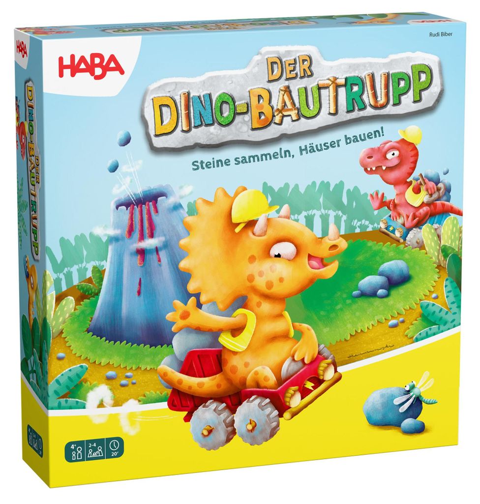 HABA Der Dino-Bautrupp – Spannendes 3D-Kinderspiel ab 4 Produktbild 