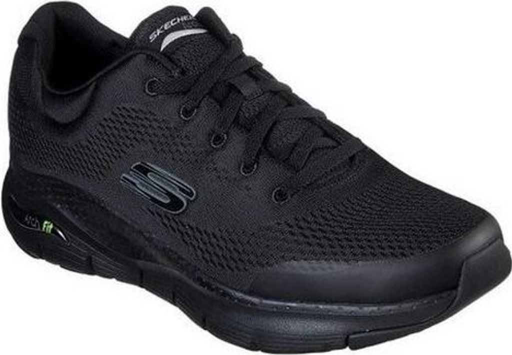 Skechers Arch Fit - Schwarz Polyester Größe: 43 Normal Produktbild 