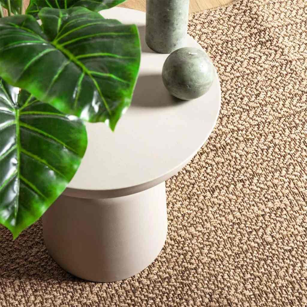 vidaXL Teppich 160x230 cm Jute-Optik Innen und Außen