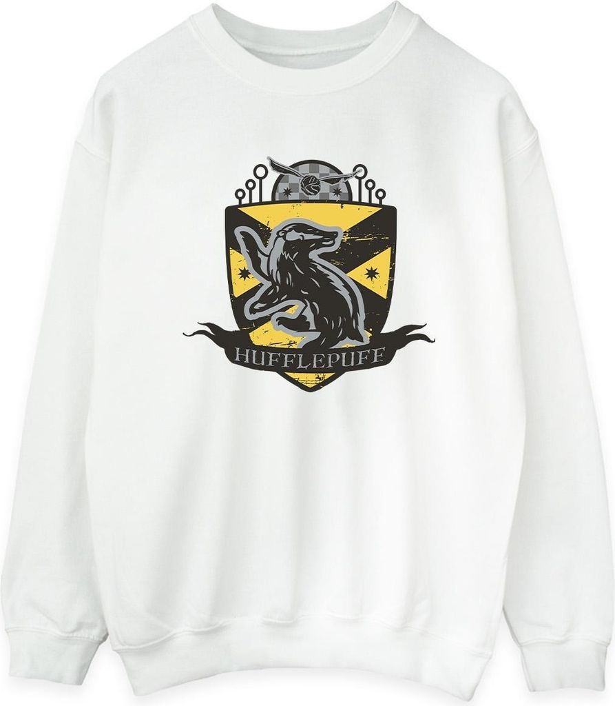 Harry Potter - "Hufflepuff" Sweatshirt für Damen BI21333 (XL) (Weiß)