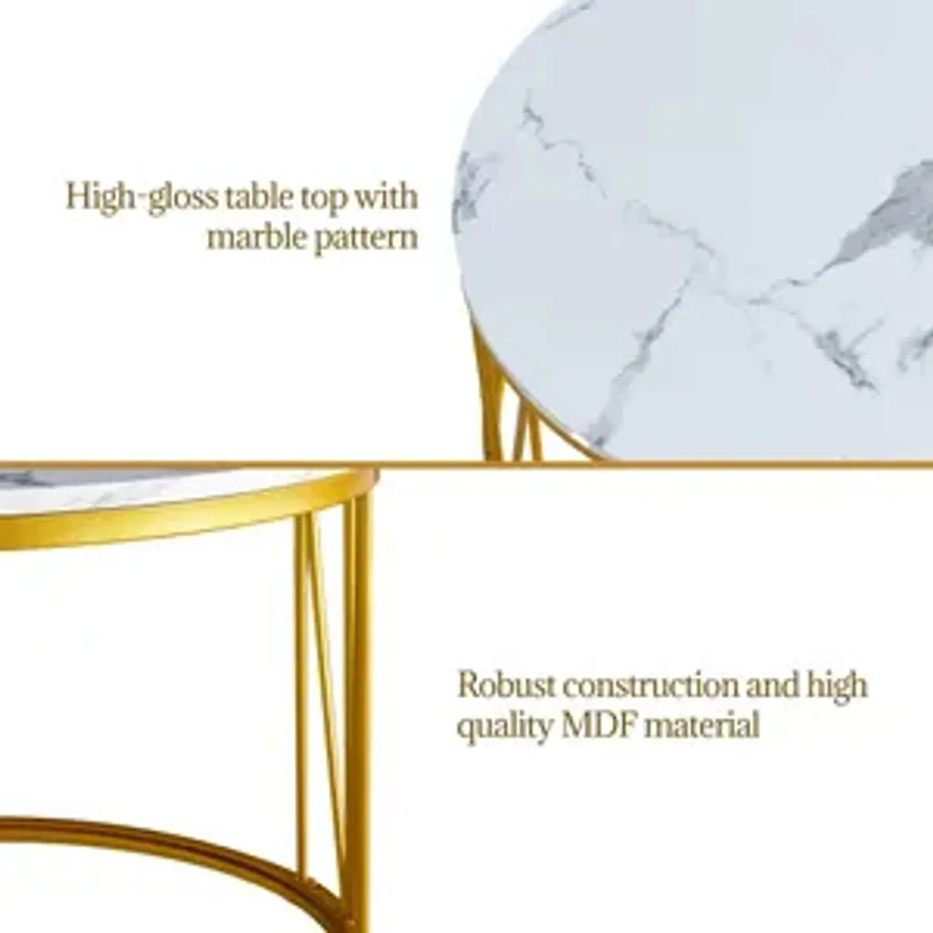 Table d'appoint Salon Modulable Fortuna Lai pour Petits Espaces - 4
