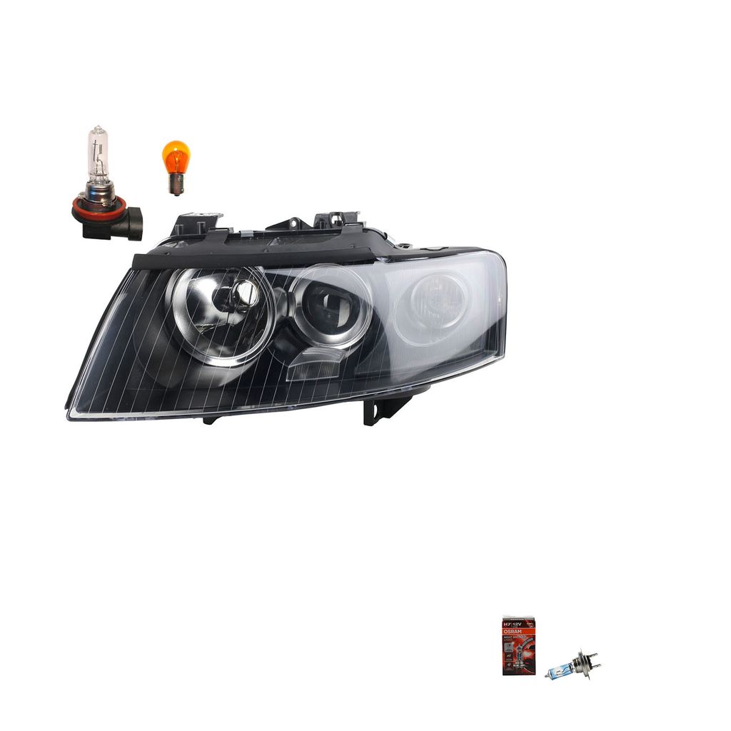 Johns, Scheinwerfer + Osram Night Breaker Laser passend für Audi A4 Cabrio -