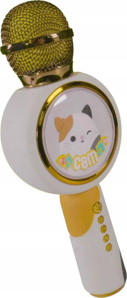 Microphone Karaoké Bluetooth Squishmallows Cam le Chat KMSQM-BT-CAM