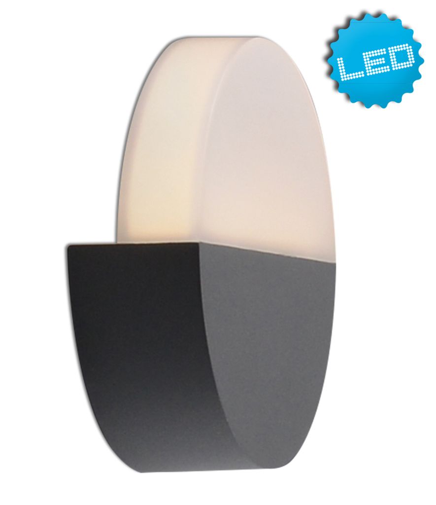 Applique murale d'extérieur Näve LED - anthracite - Image du produit 