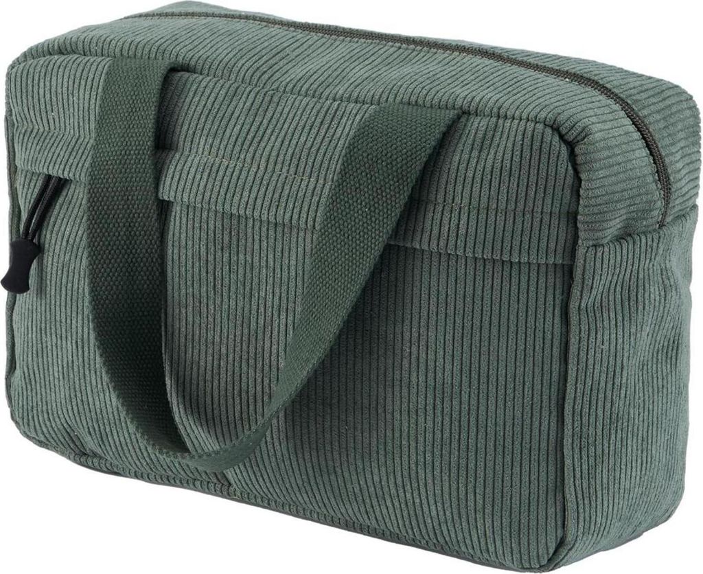 Jiliyote Große Damen Cord Kosmetiktasche für Reisen und Produktbild 