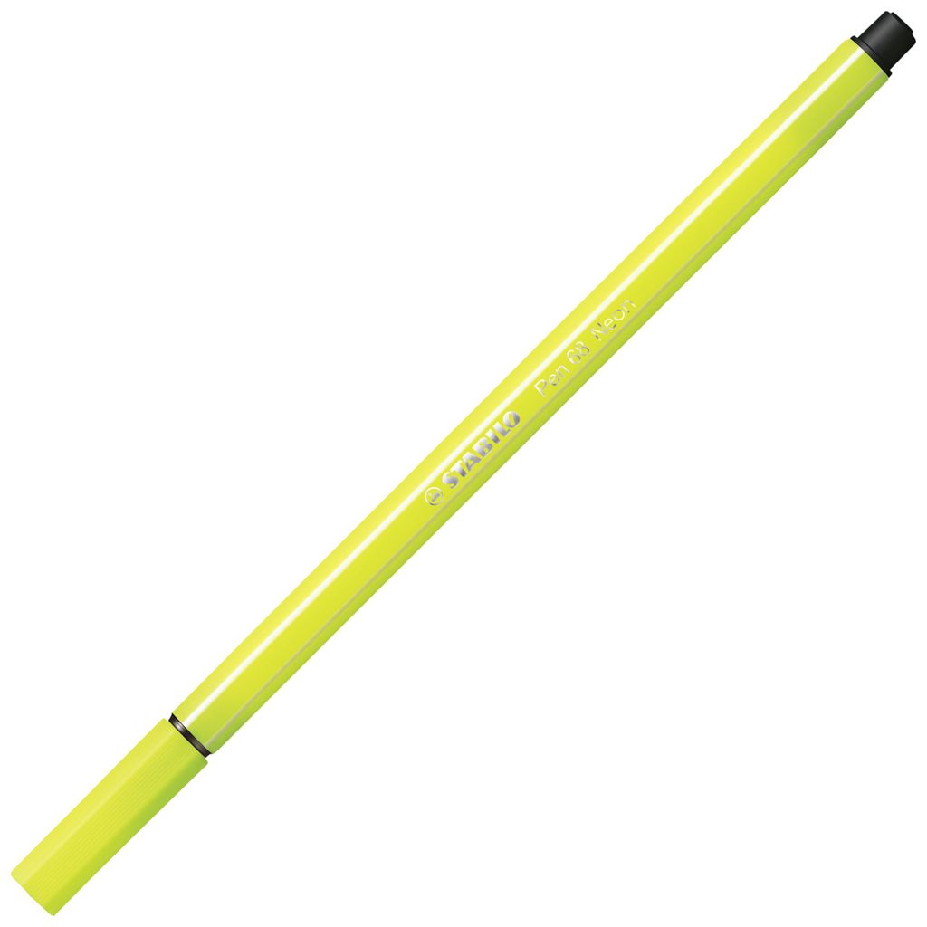 STABILO Pen 68, 1 farba/farieb, Žltá, Guličkové zakončenie, Obrázok produktu 