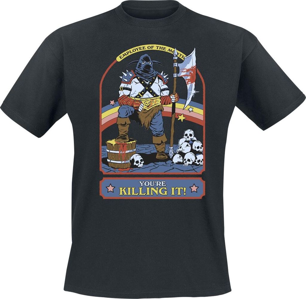 Steven Rhodes T-Shirt Herren You Are Killing It schwarz 3XL