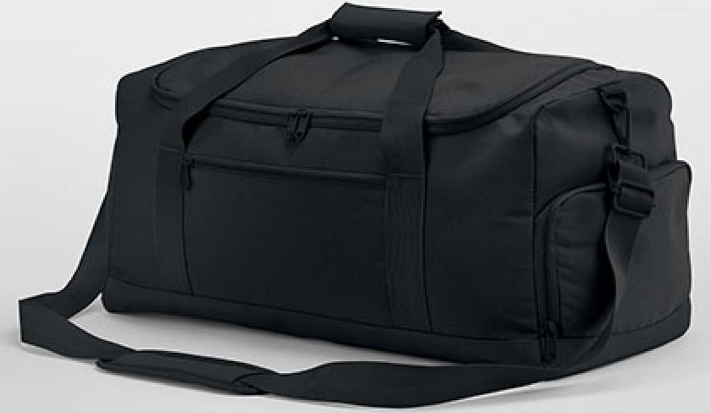 BagBase BG561 | Medium Training Holdall Sporttasche - Farbe: Black - Größe: 50 x 25 x 26 cm