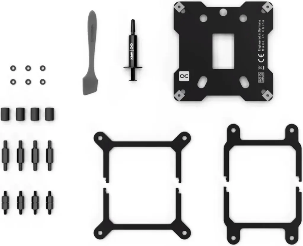 Alphacool Core 1 Aurora Blanc : Refroidisseur CPU pour PC Gaming Overclocké