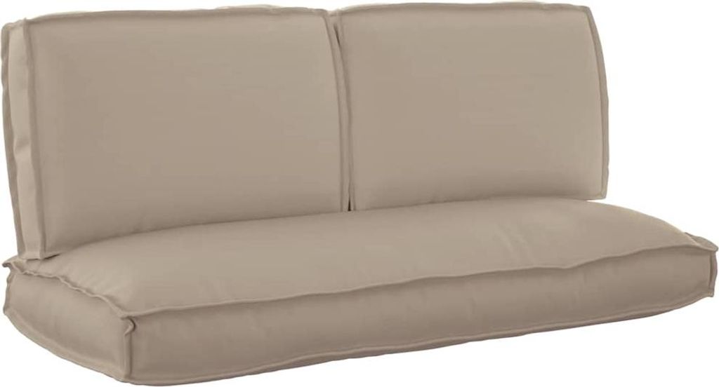 vidaXL Kissenset 3 pcs Taupe Oxford-Stoff