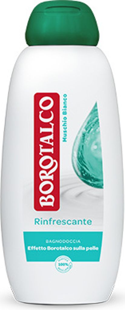 BOROTALCO bagno di talco Rinfrescante Badeschaum 450ml muschio bianco
