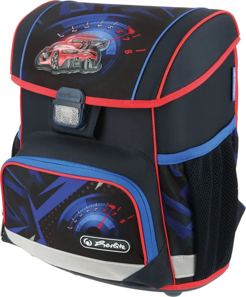 herlitz 50046232 herlitz Schulranzen-Set Loop Plus High Speed Kunstfaser blau - 2
