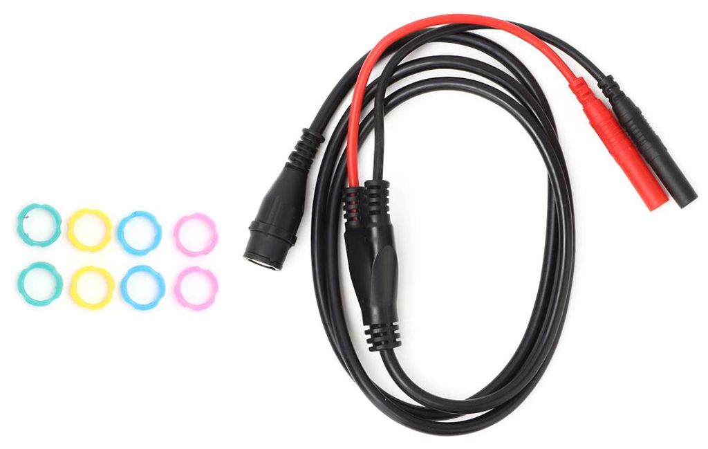 P1206 BNC-Stecker auf Bananenstecker Koaxialkabel Oszilloskop-Messleitung 100 cm
