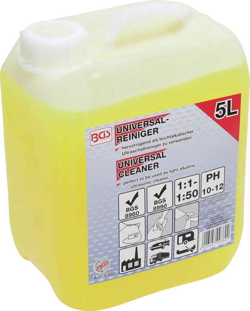 BGS 9380 Pulitore Universale 5 Litri | Uso Professionale e DIY