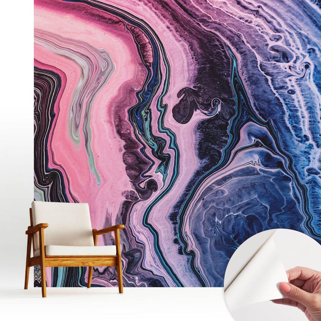 Fototapete selbstklebend - 250x250 cm - Tapete - Wandtapete - Wandbilder - Klebefolie - Dekofolie - Tapete Folie - Wand - Dekoration - Wohnzimmer -...