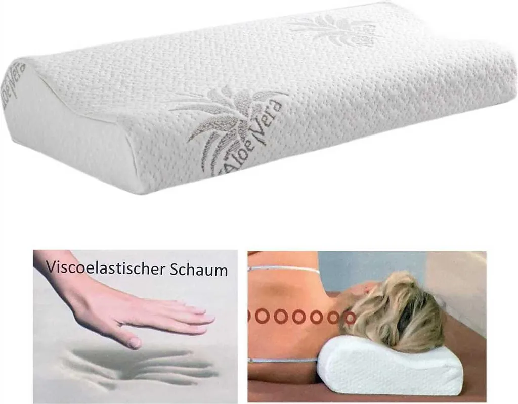 Cuscino Memory Foam e Gel Rinfrescante 60x30cm - Addio Dolore Cervicale - 4