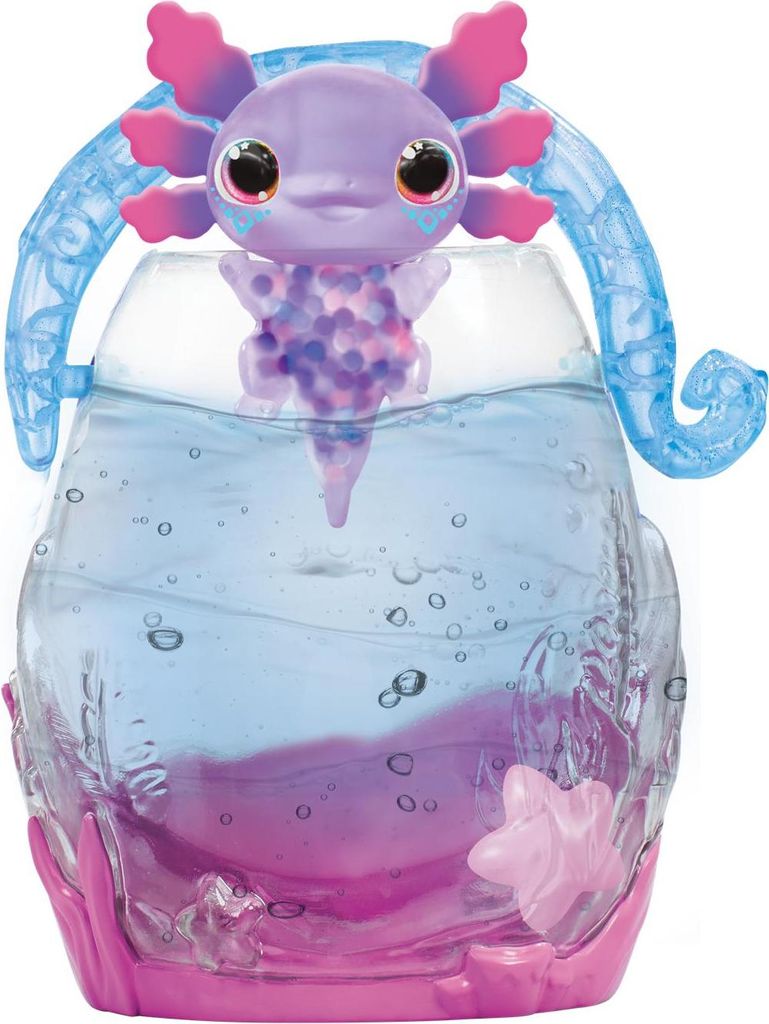 Animagic Let's Glo Axolotl - Pack Bubble Reef Avec Figurines Lumineuses - Jouet Interactif