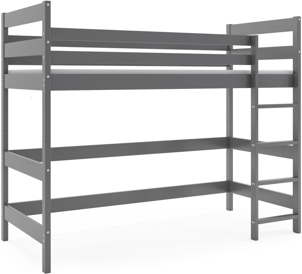 Interbeds Hochbett Holzbett Kinderbett 200x90cm mit Produktbild 