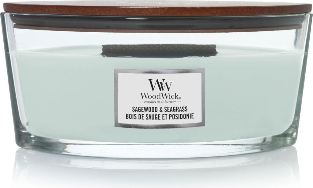 Woodwick Sagewood & Seagrass 453,6 g Obrázek produktu 
