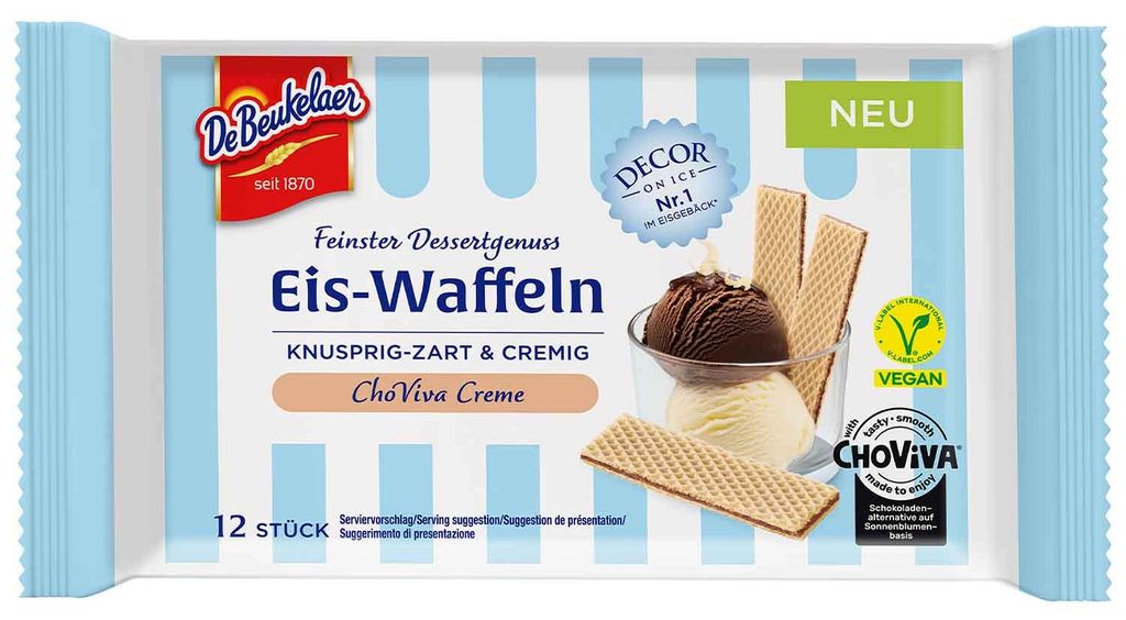 De Beukelaer Lody na waflach ChoViva, krem bez kakao, Zdjęcie produktu 