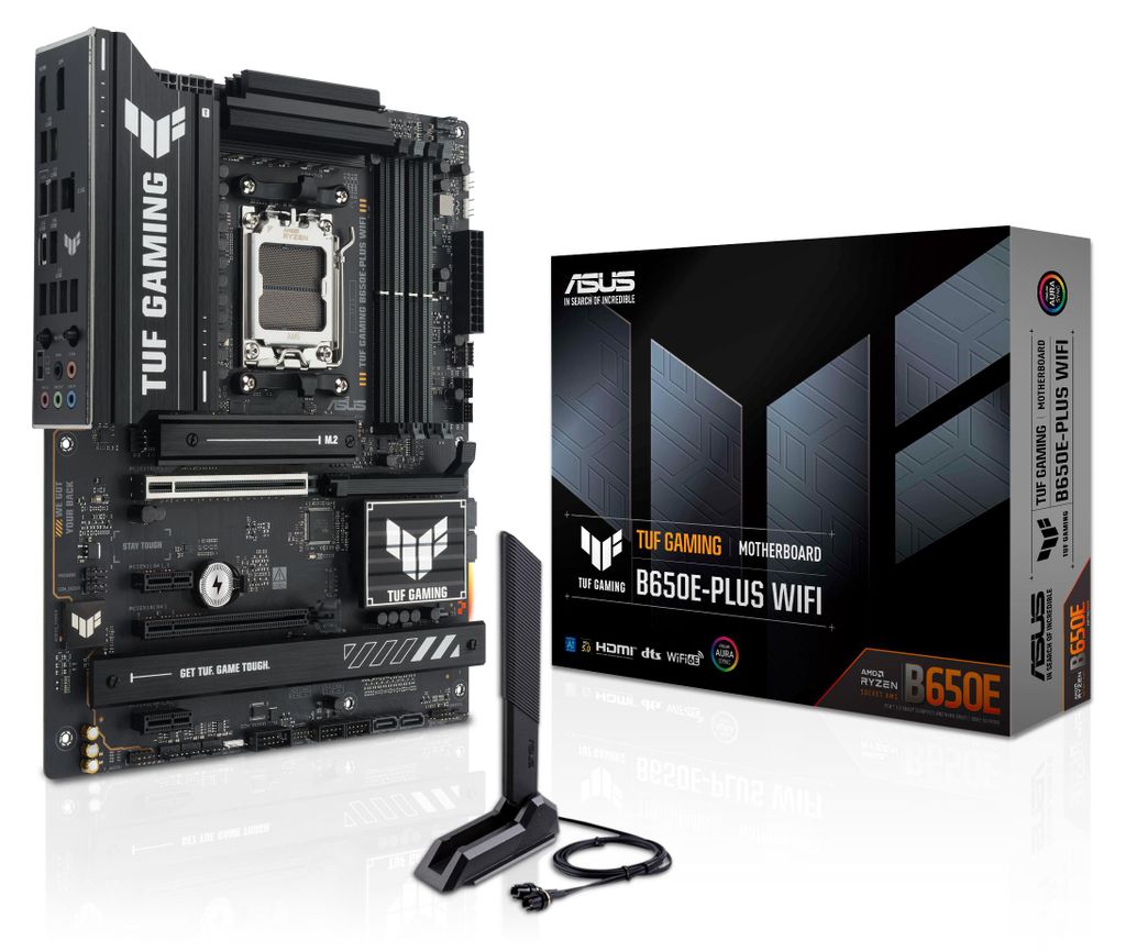 ASUS TUF GAMING B650E-PLUS WIFI AMD B650 Sockel AM5 ATX Produktbild 