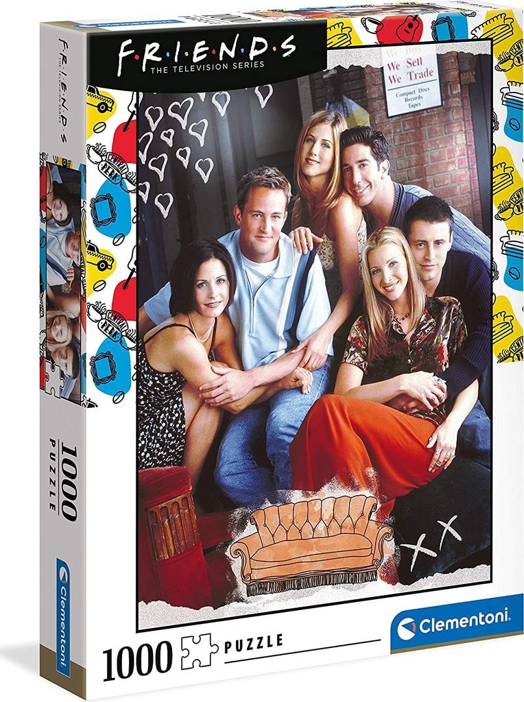 Clementoni 39587 Friends 1000 Teile Puzzle Netflix Produktbild 