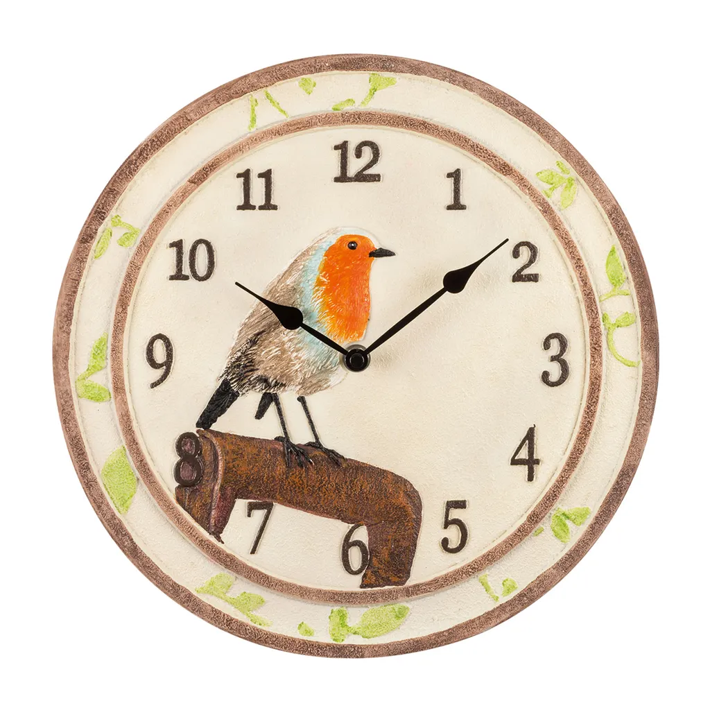 Horloge Atlanta 6111 motif oiseau - Cadran lisible et design vintage