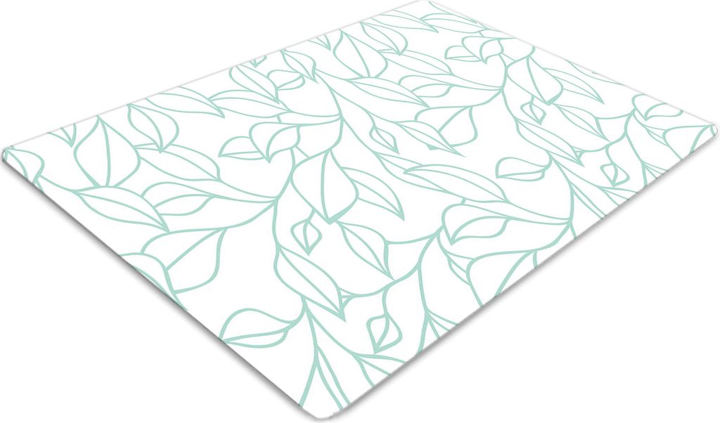 Stuhlunterlage Bürostuhlunterlage 120 cm x 90 cm Bodenmatte Bürostuhlunterlage - Gezeichnet