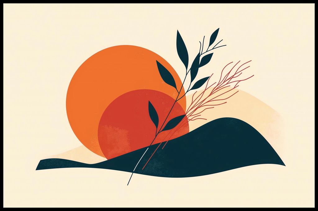 Plakat 91,5x60cm Dämmerung in der Stille
