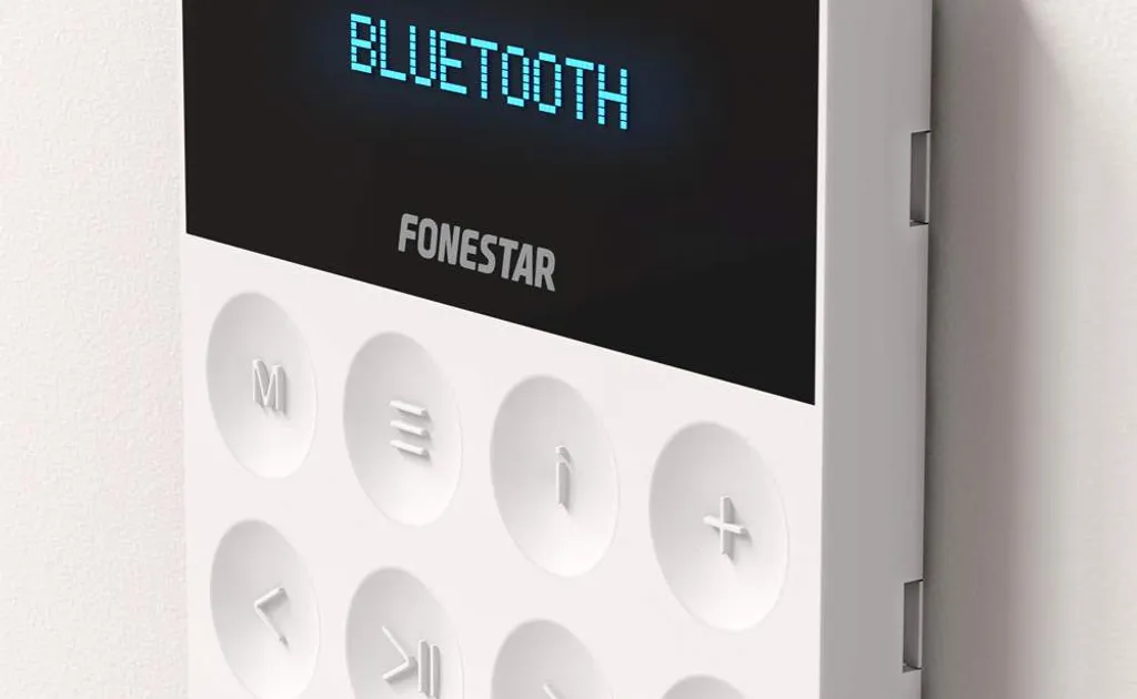 Ensemble Audio pour Cuisine et Salon avec 2 Enceintes Plafond Bluetooth