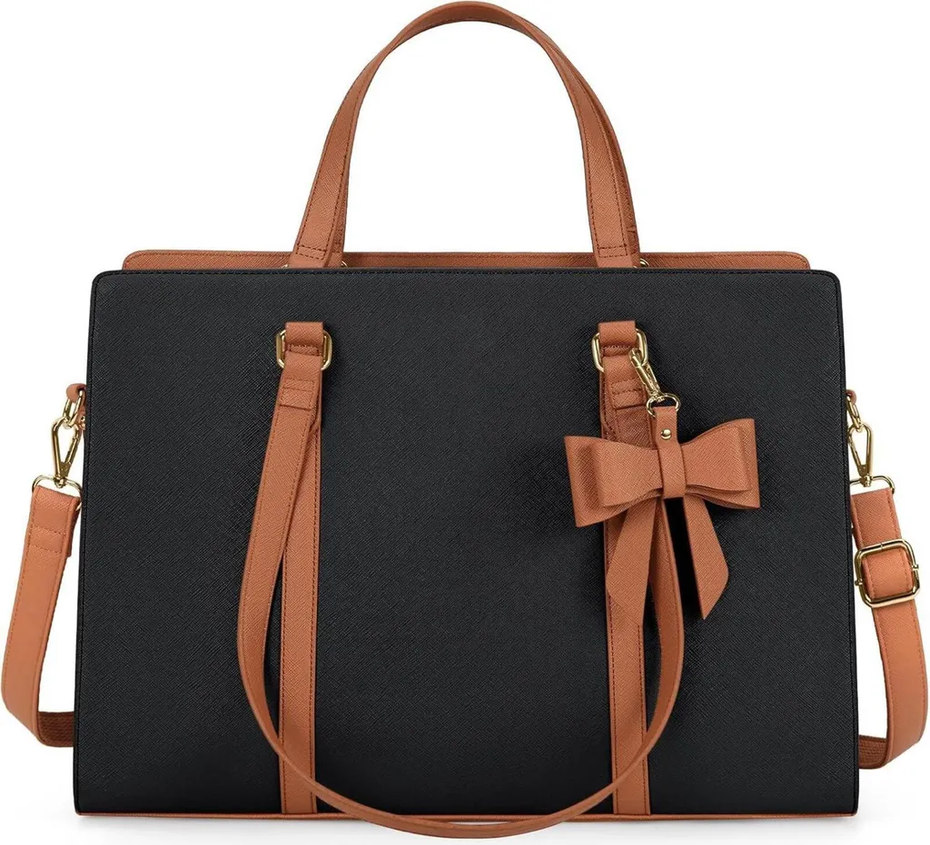 Cartella Donna Professionale NEWHEY per Laptop 15.6'' in Ecopelle