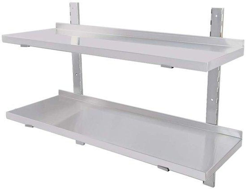 Roestvrijstalen Wandplank für Küche oder Haushalt, 120 x 30 cm