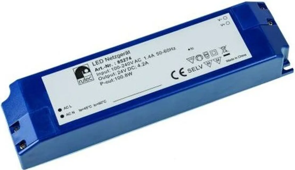 Bloc alimentation 24V pour éclairage intérieur et automatismes 100W