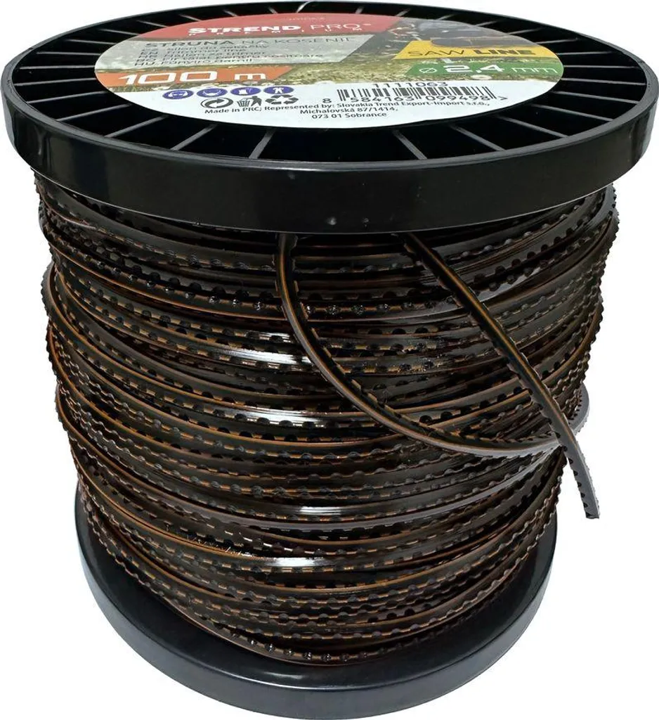 Filo per decespugliatore Strend Pro Premium SawLine 2,4 mm, Lunghezza 184 m, Seghettato