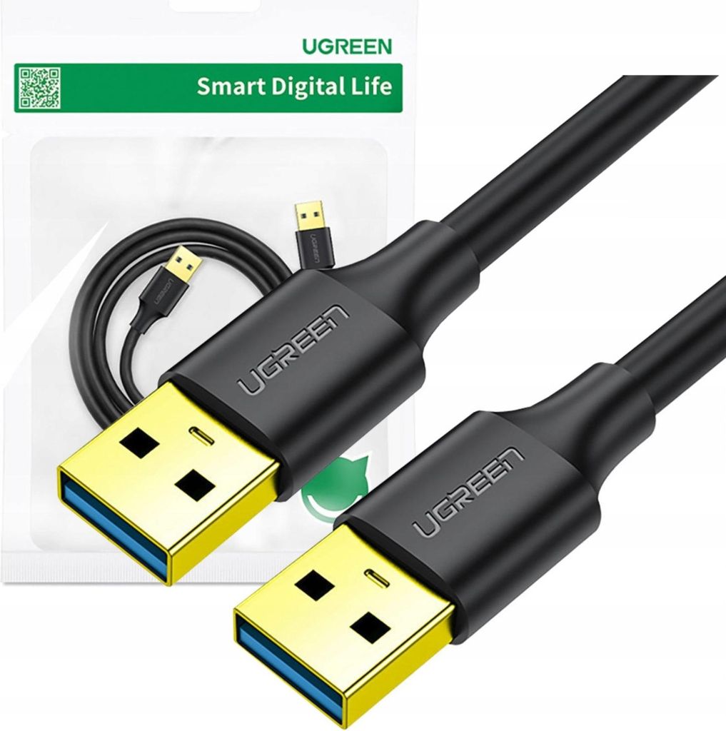 Cavo Usb 3.0 A-A Ugreen Us128 1M (nero) Immagine del prodotto 