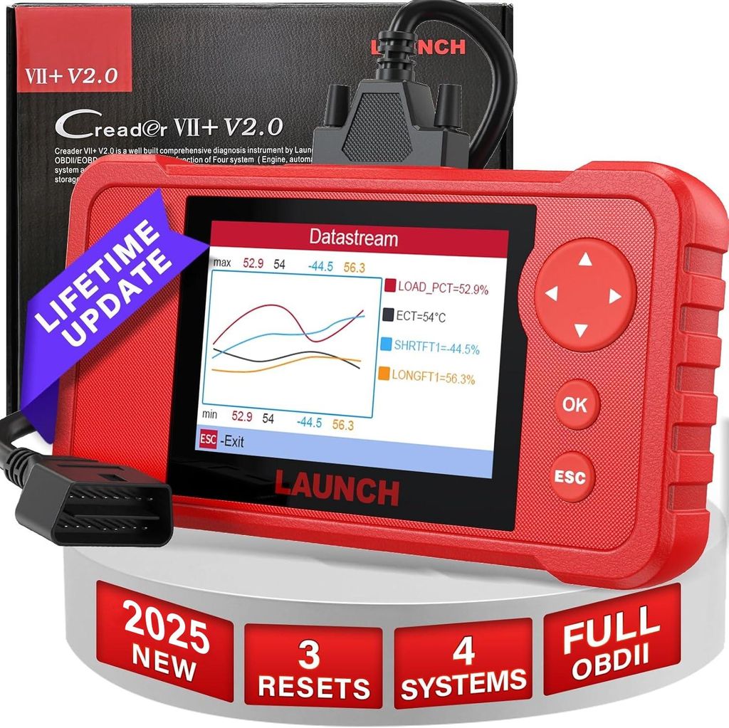 LAUNCH CReader VII+ V2.0 obd2 Diagnosegerät mit Produktbild 