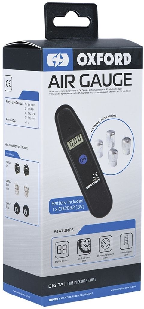 OXFORD AirGauge Digitales Druckmessgerät