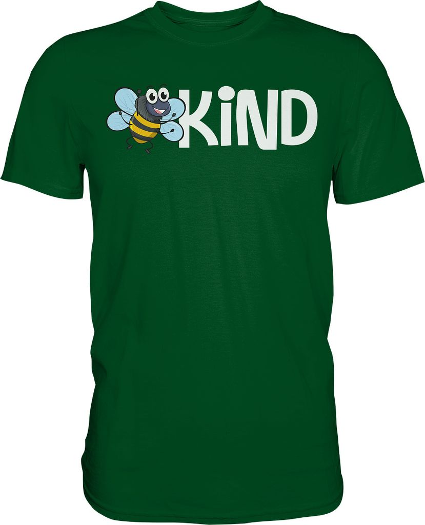 Bienen Imker Be Kind T-Shirt – Bottle Green / XL Produktbild 
