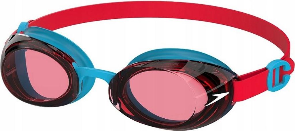Speedo - "2.0" Schwimmbrille für Kinder CS2739 (Einheitsgröße) (Türkis/Rot)