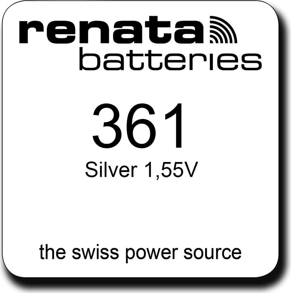 Renata Watch 361 Uhrenbatterie SR721W 0% Mercury 1,55 V Produktbild 